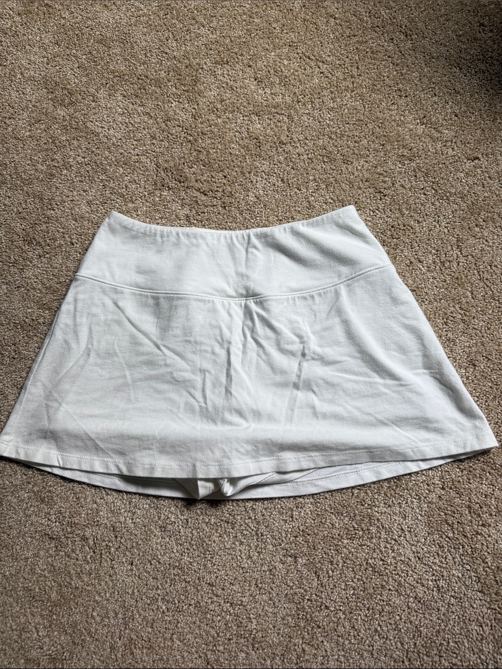 Wild Fable White Cotton Mini Skort